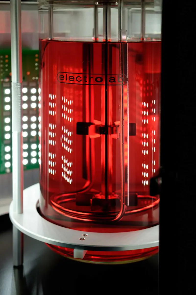 Photobioreactor larger close up